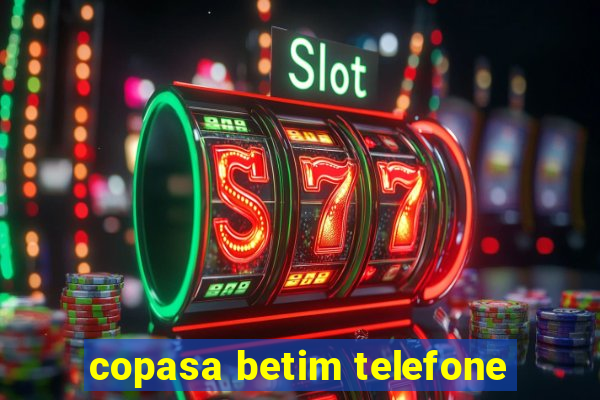 copasa betim telefone