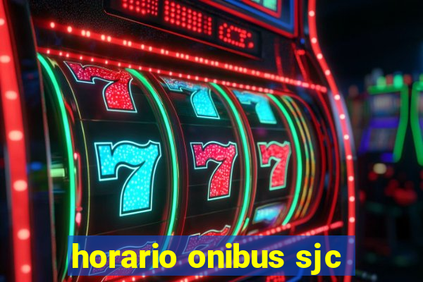 horario onibus sjc