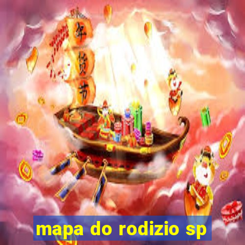 mapa do rodizio sp