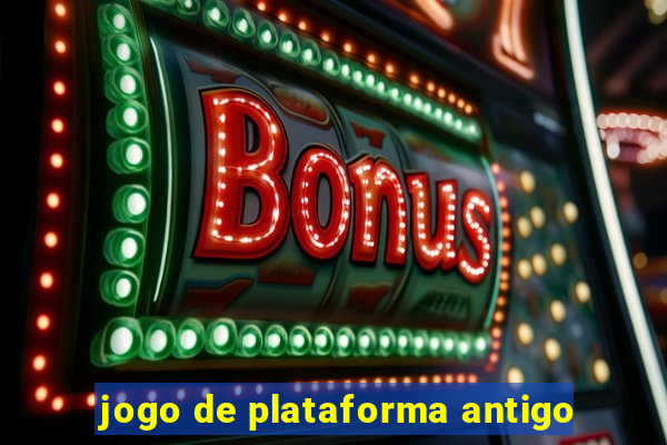 jogo de plataforma antigo