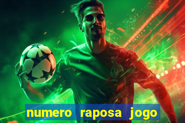 numero raposa jogo do bicho