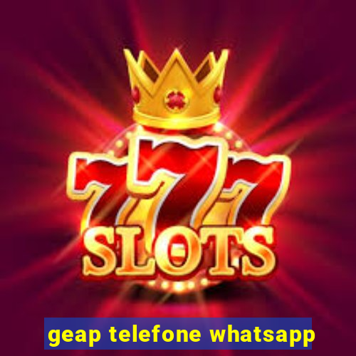 geap telefone whatsapp