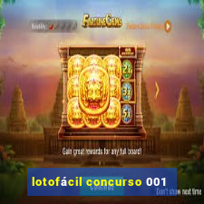 lotofácil concurso 001