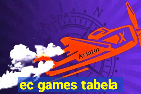 ec games tabela