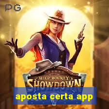 aposta certa app