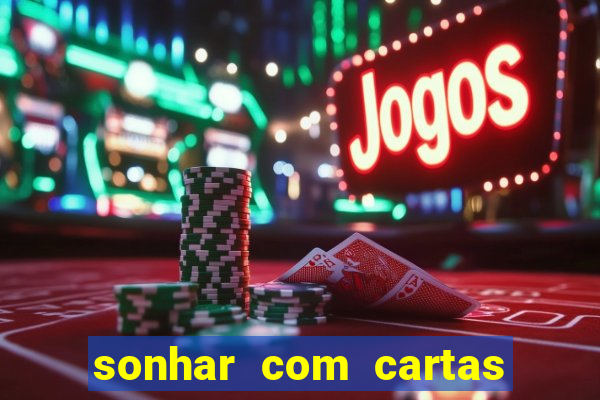 sonhar com cartas de baralho no chao