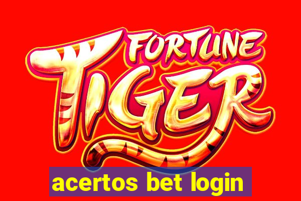 acertos bet login