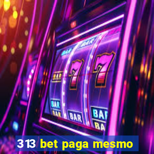 313 bet paga mesmo